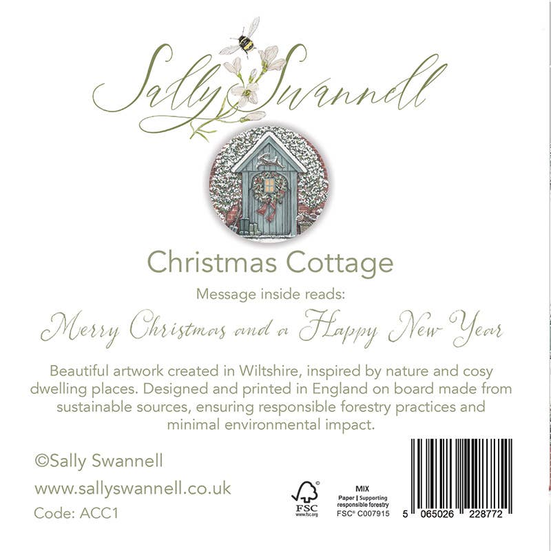 Christmas Cottage | Advent Calendar Christmas Card
