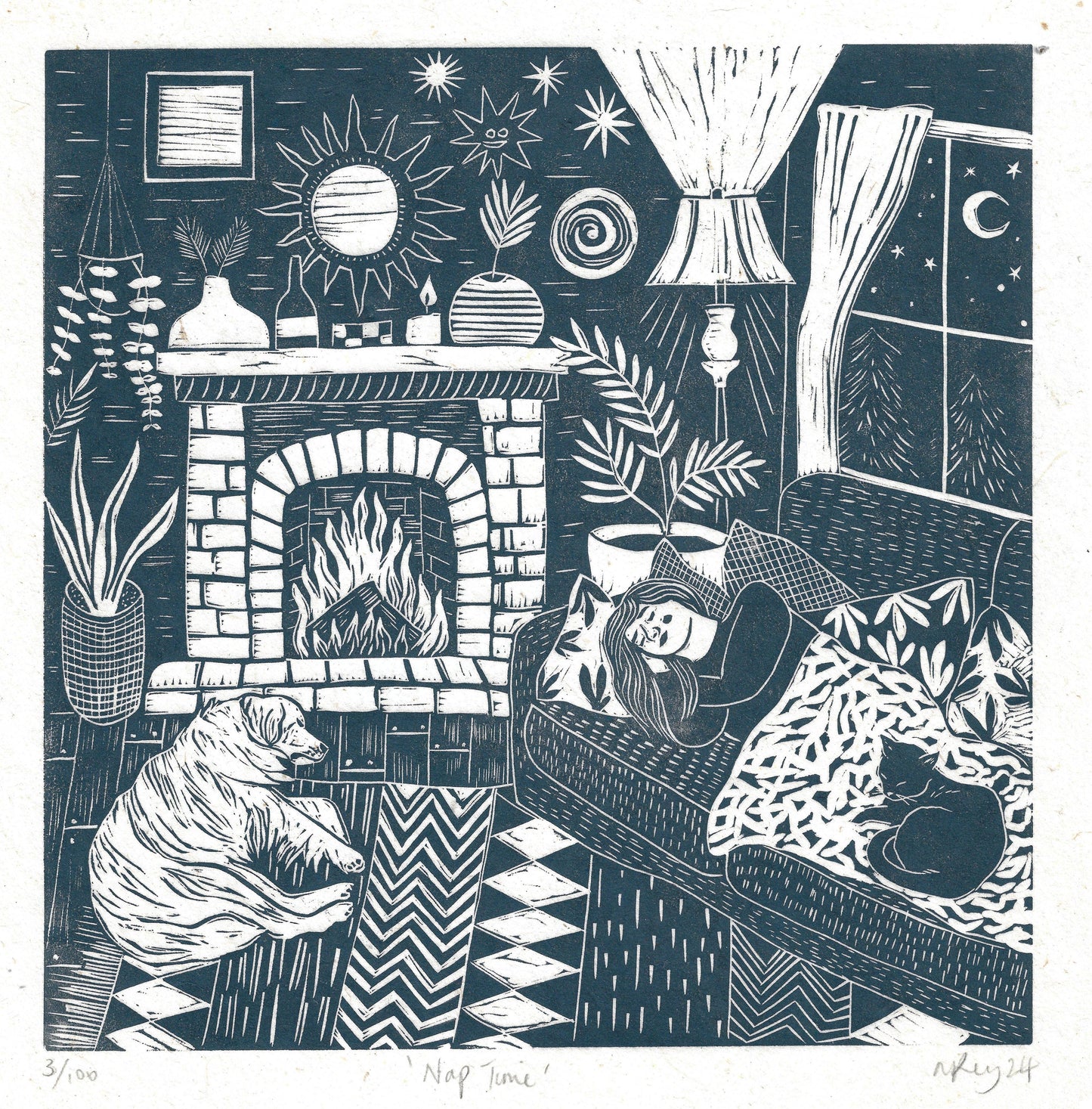 Cosy Home with Dog & Cat