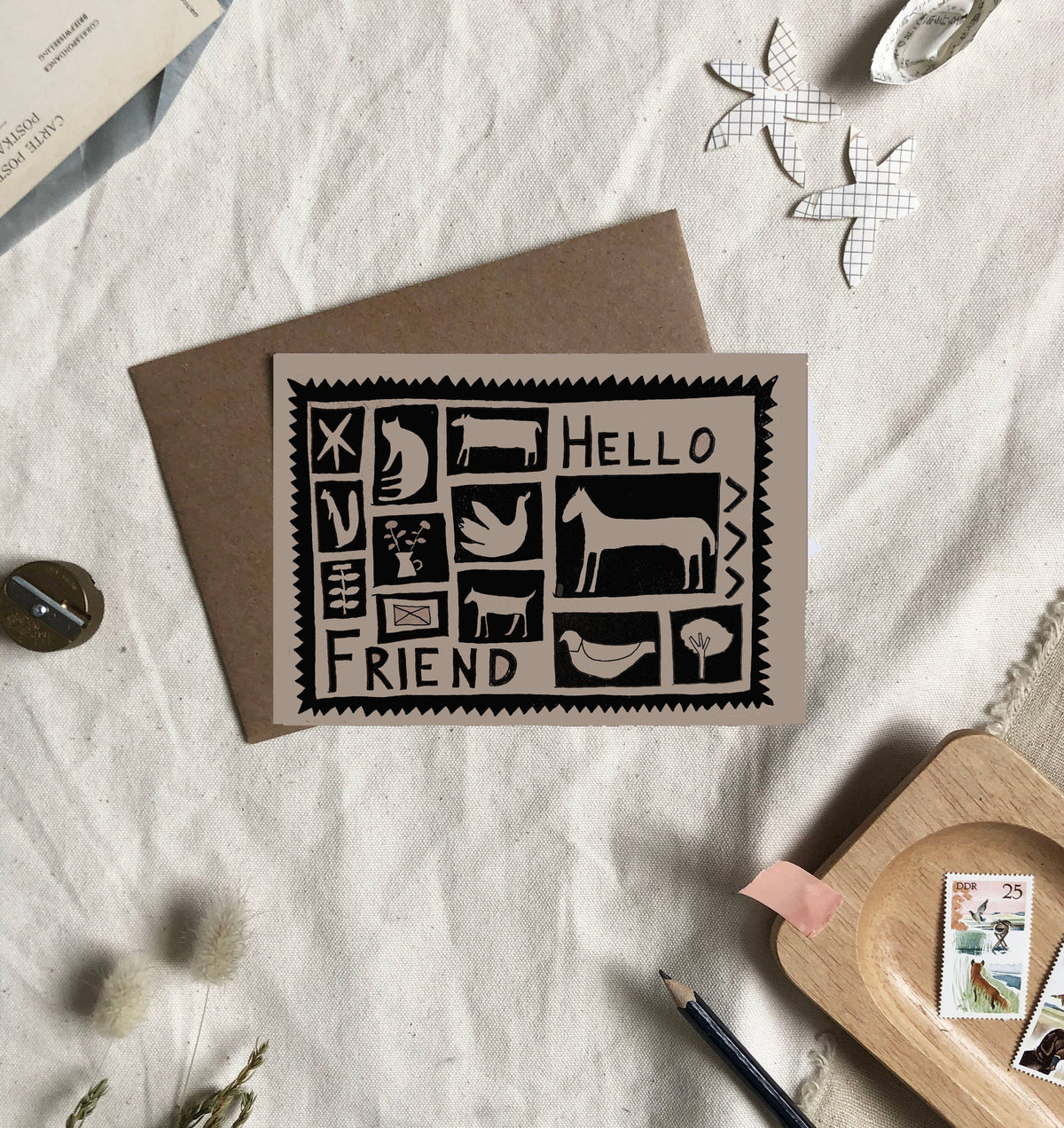 Hello Friend Card