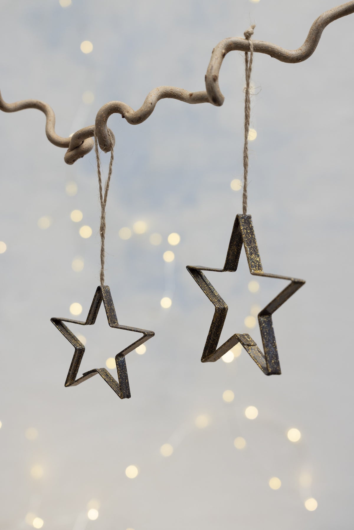 Antique Gold Hanging Star ~ Large