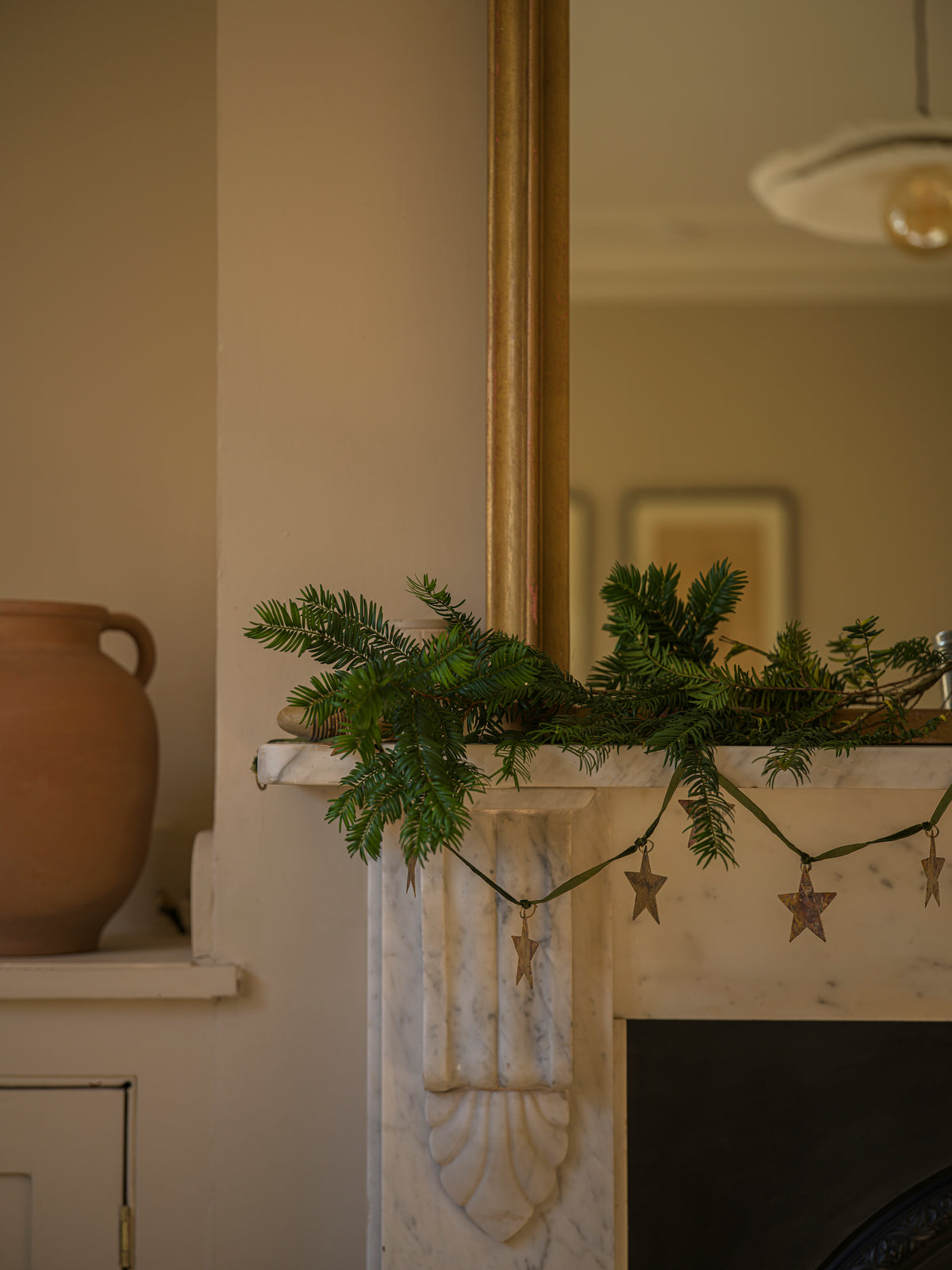 Star Garland on Velvet Ribbon