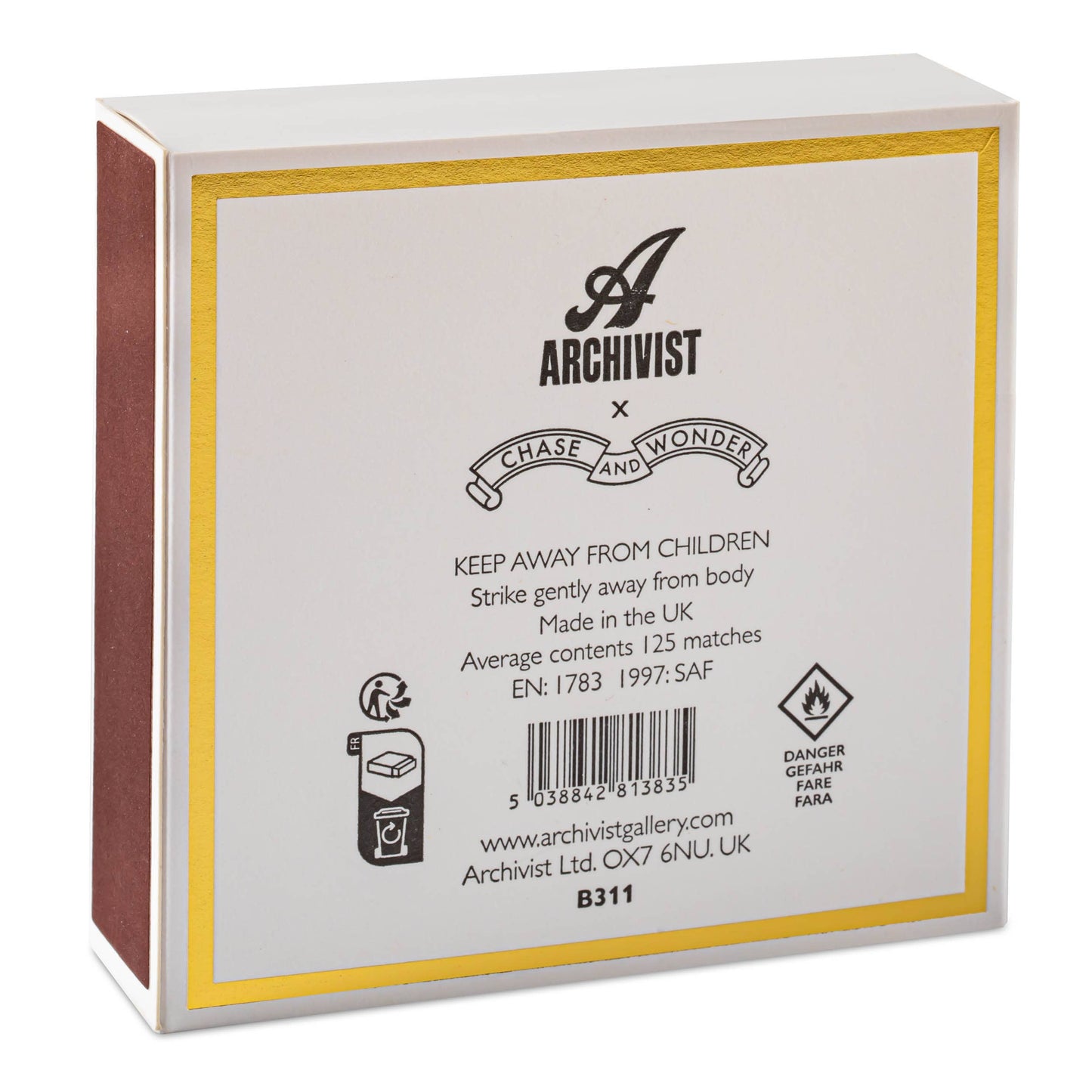 Fireside | Square - Christmas Safety Matches