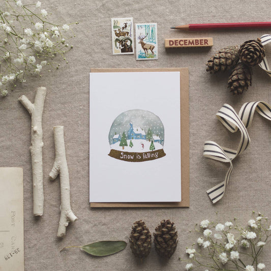 Lapland Snow Globe Christmas Card