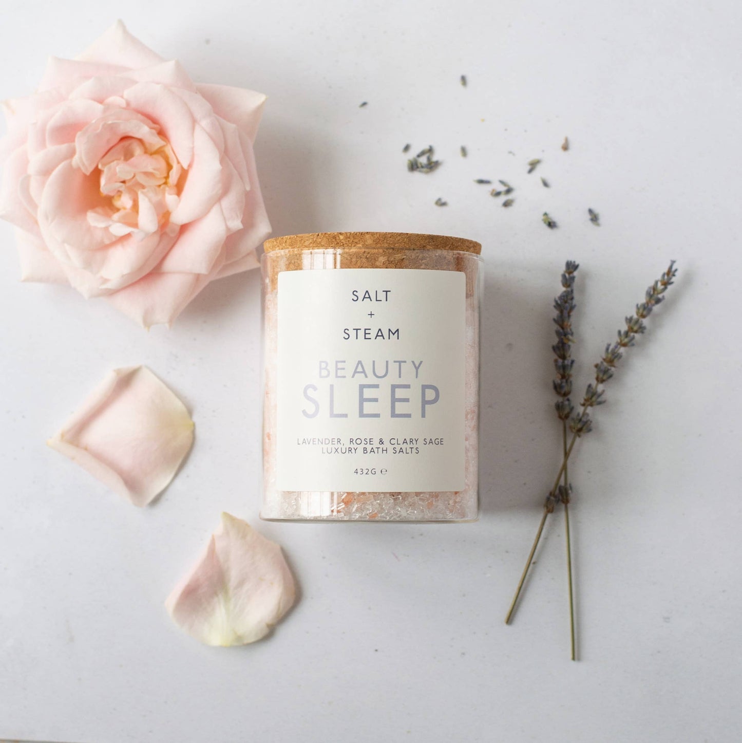 Beauty Sleep - Lavender & Rose Bath Salts 432g