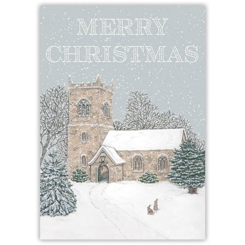 Country Church at Christmas | Christmas Card