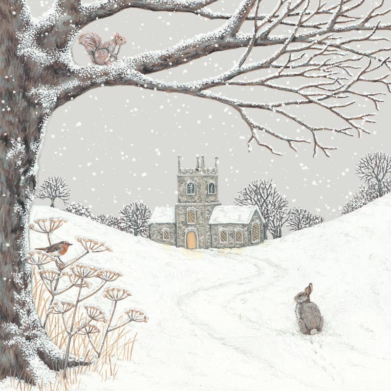 Church in the Snow | Christmas Card Pack
