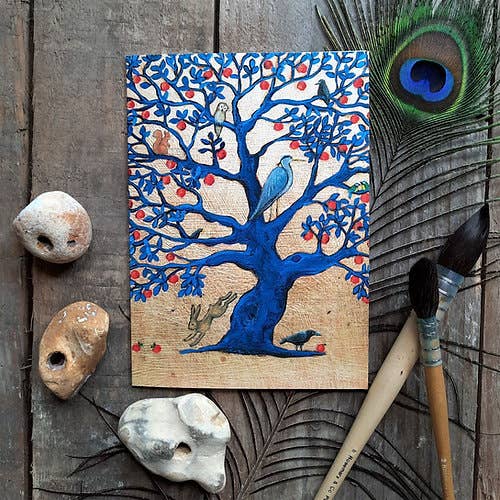 Magic Apple Tree Greetings Card