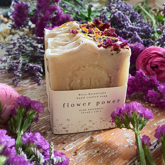 Flower Power - Pure Patchouli Natural Handmade Soap