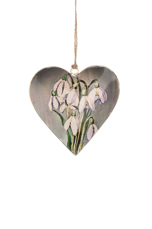 Snowdrop Hanging Heart