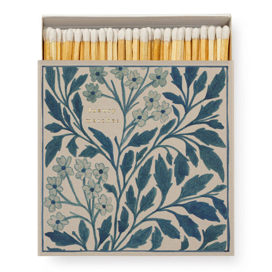 Blue Floral | Square Matchboxes