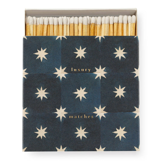 Navy Star Tile | Square - Safety Matches