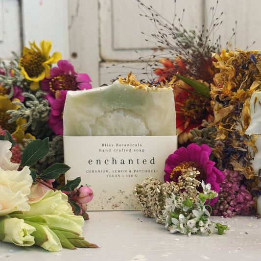 Enchanted Soap - Geranium, Lemon and Patchouli
