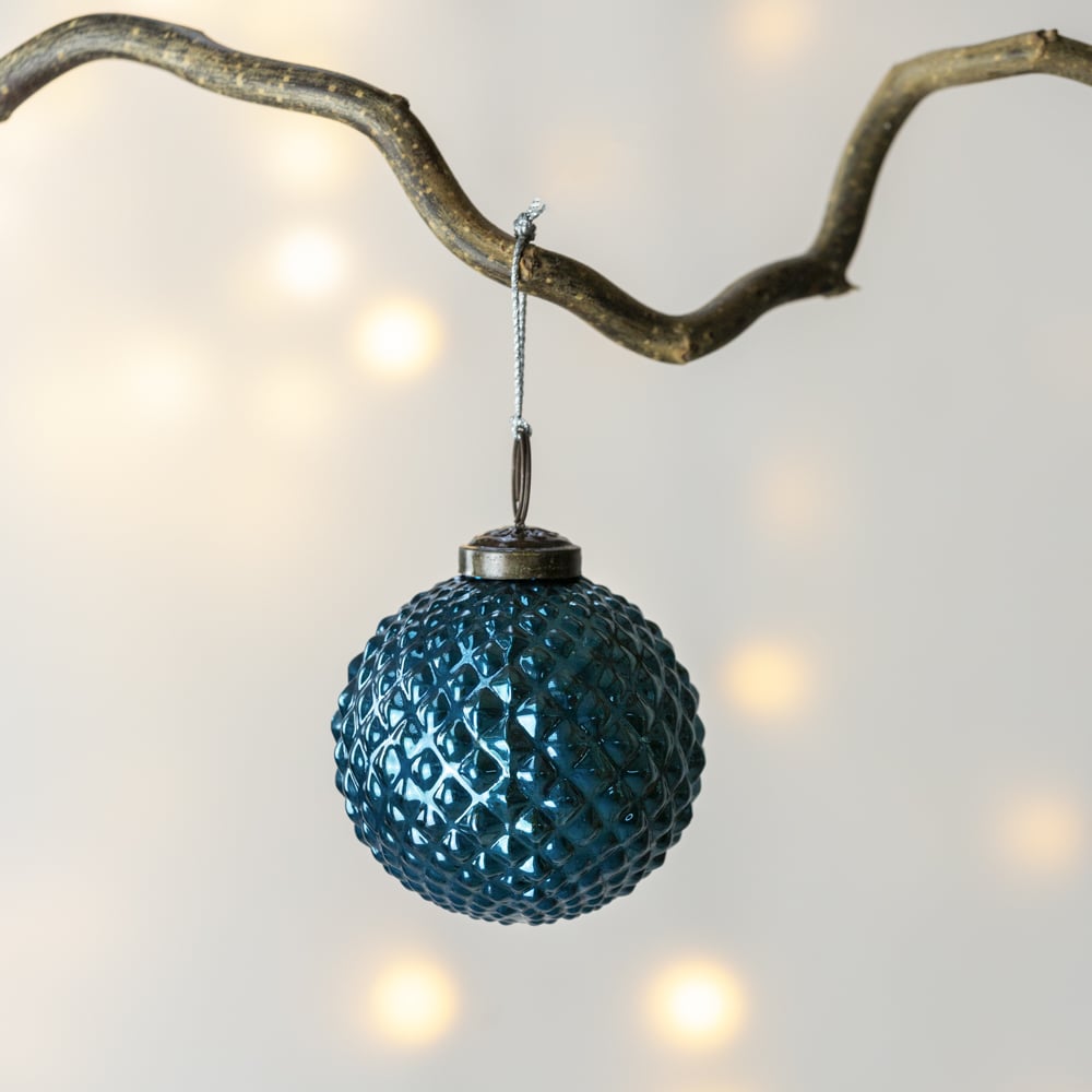 Small Textured Bauble ~ Turquoise