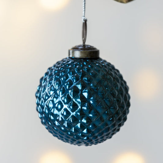 Small Textured Bauble ~ Turquoise