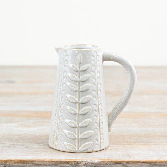 Leaf Design Jug, 13cm