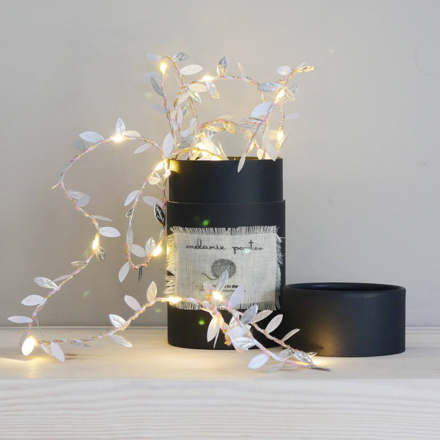 Handmade Leaf Fairy Lights - Silver