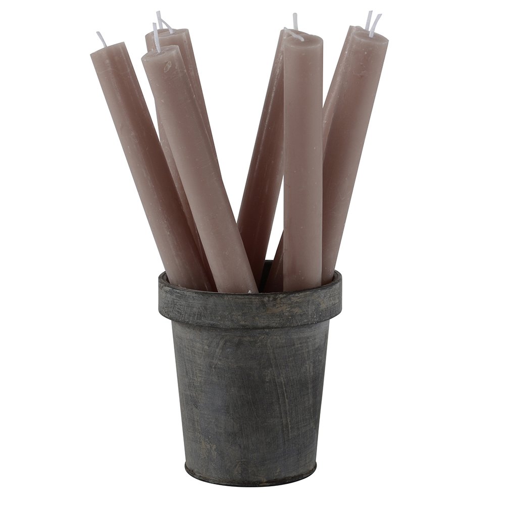 Rustic Dinner Candle ~ Latte