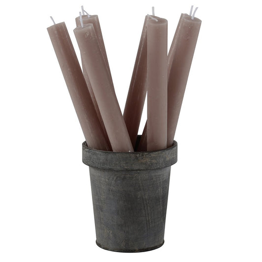 Rustic Dinner Candle ~ Latte