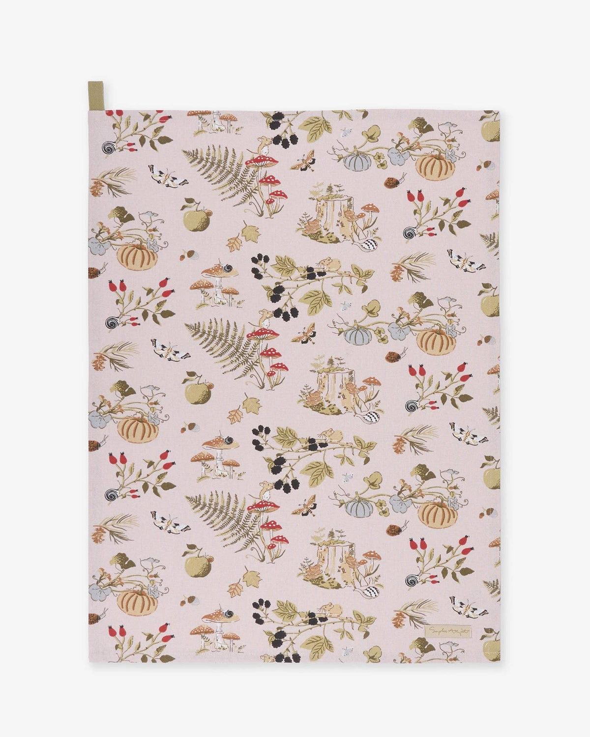 Autumn Forage Tea Towel