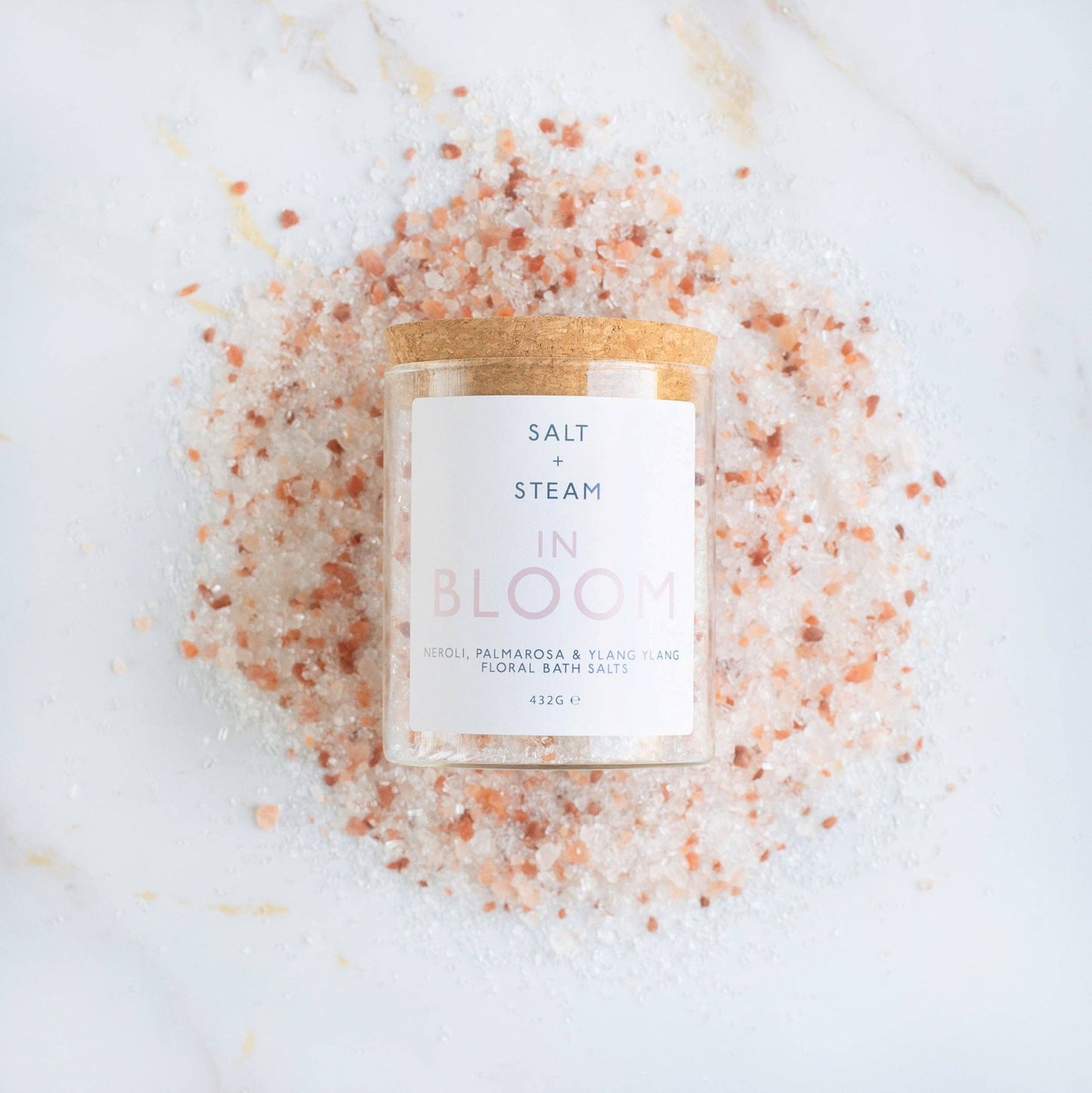 In Bloom - Rose, Neroli & Palmarosa Bath Salts 432g